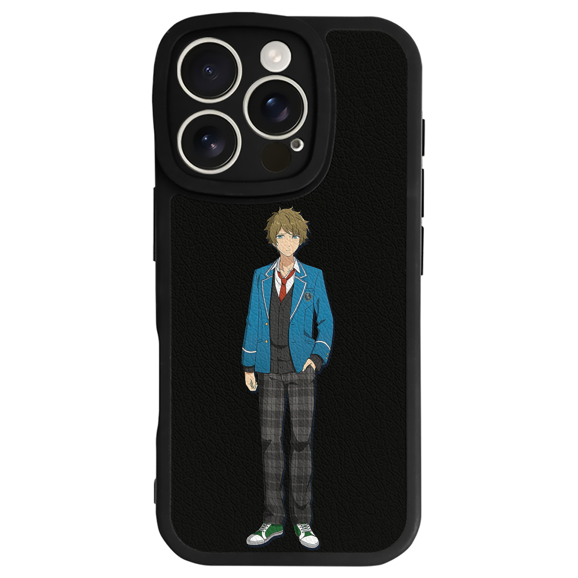 （画像用） あんさんぶるスターズ! Ensemble Stars 【iPhone 16シリーズ対応】シリコンスマホケース（レザー調） 材質：シリコン